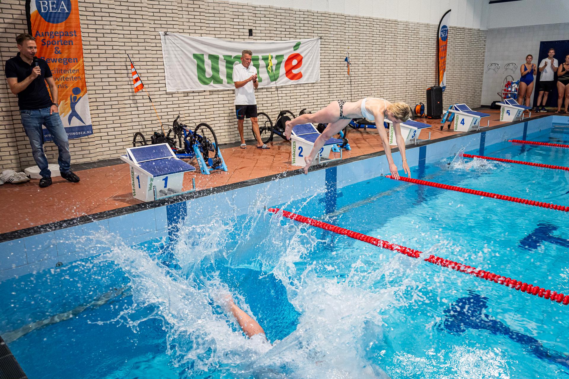 Start met Jeroen Visser en Willemijn Bos HelperSwim