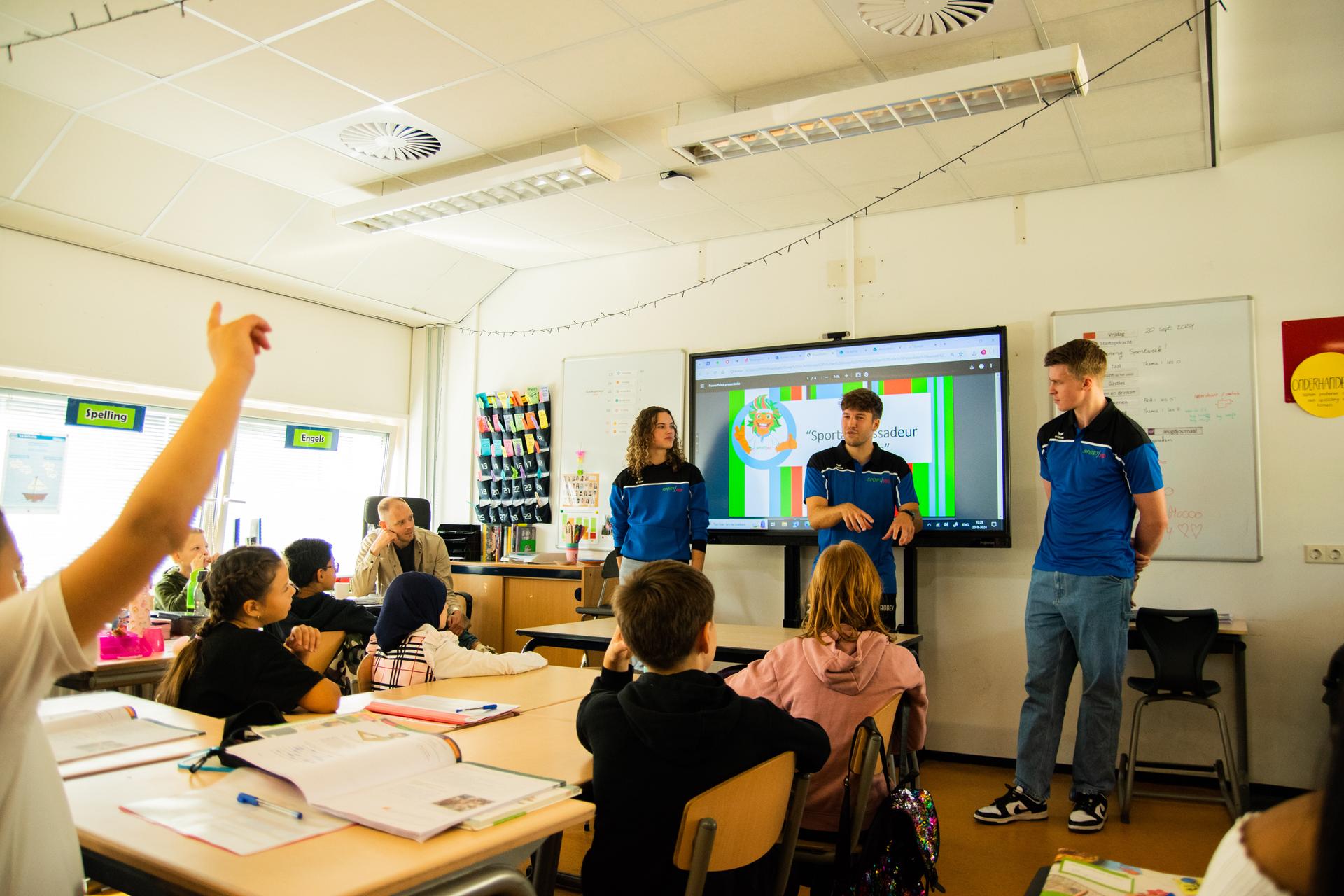 Sportambassadeur in de Klas